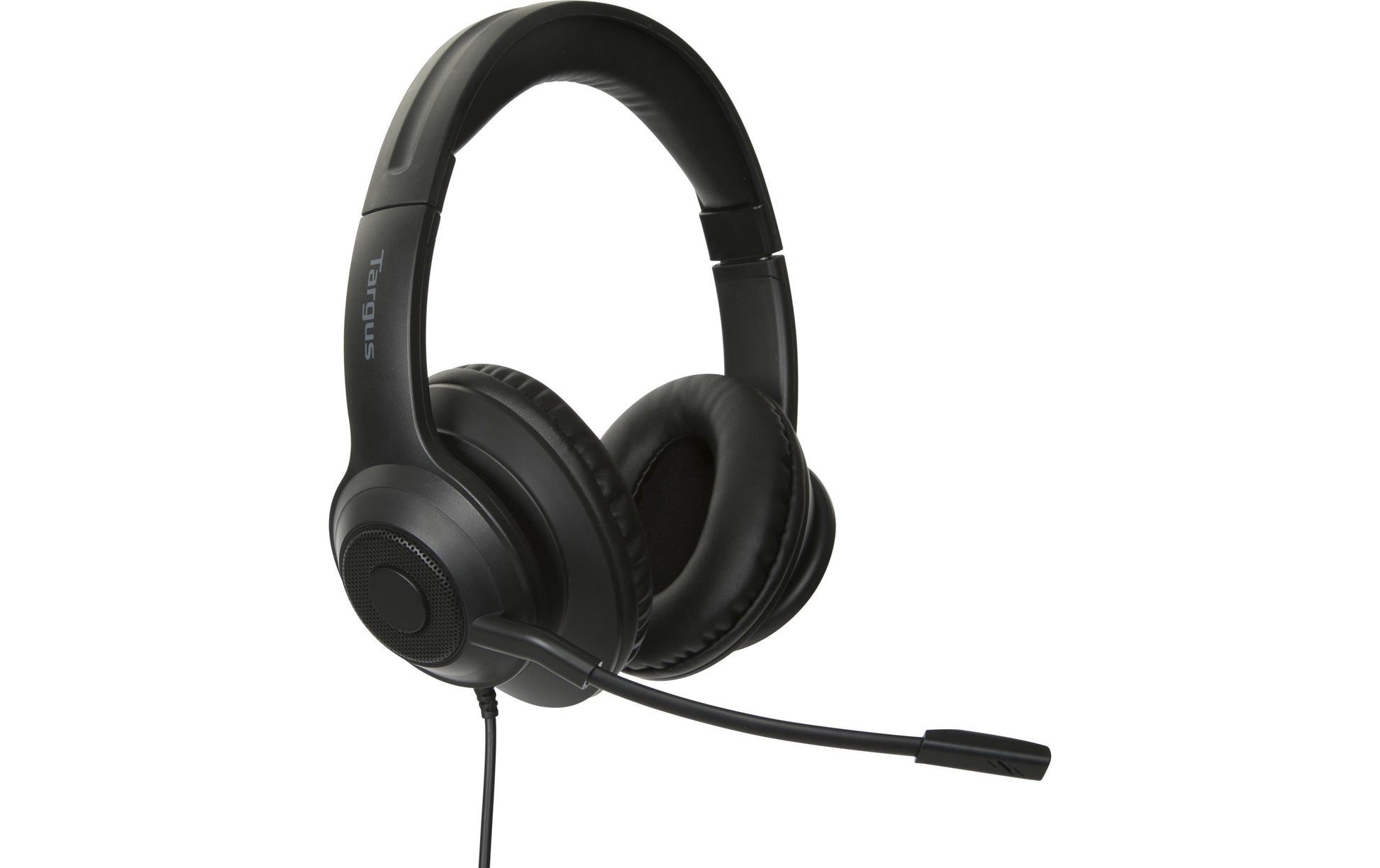 Targus AEH102GL Office-Headset – On-Ear, Stereo, Kabel, USB-A, Schwarz