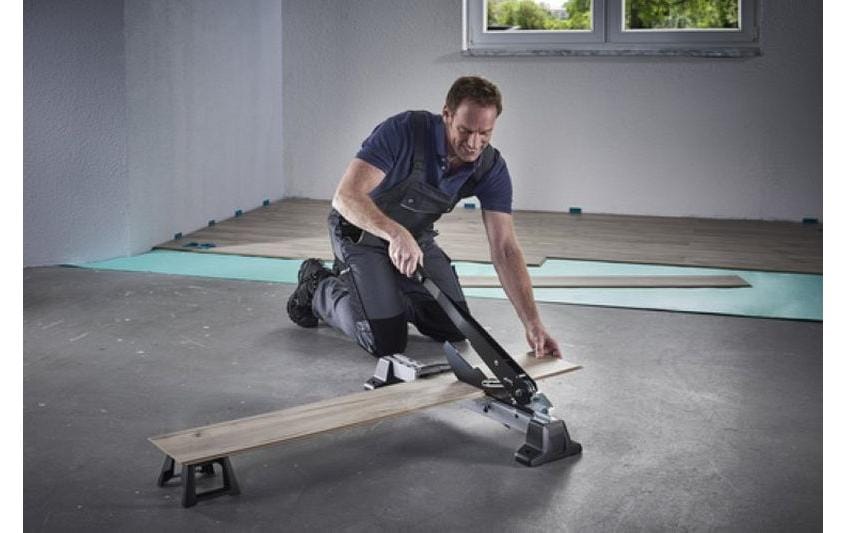wolfcraft GmbH Vinyl- und Laminatschneider VLC 1000 – Schnittbreite 37,0 cm, max. Laminatdicke 14,0 mm