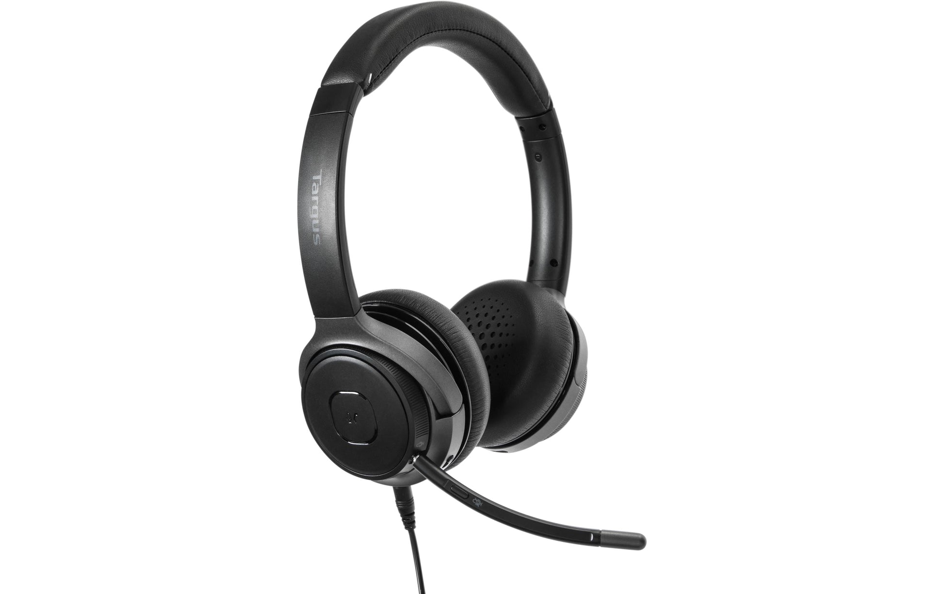 Targus AEH104GL – Duo Headset (On-Ear) – Bluetooth 5.0 – Schwarz – bis 16 h