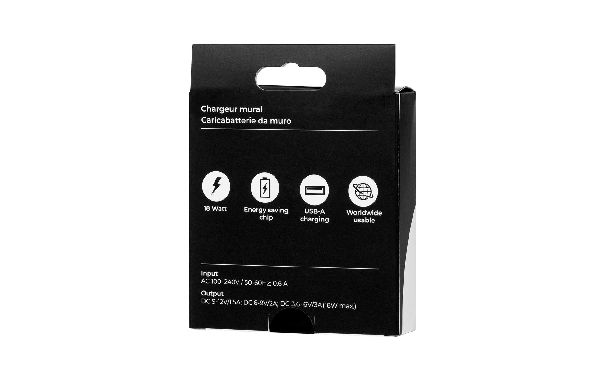 ONIT F00747 USB-Ladegerät 18 W – USB-A×1 – QC 3.0, PD – EU-Stecker (Typ C), Weiss
