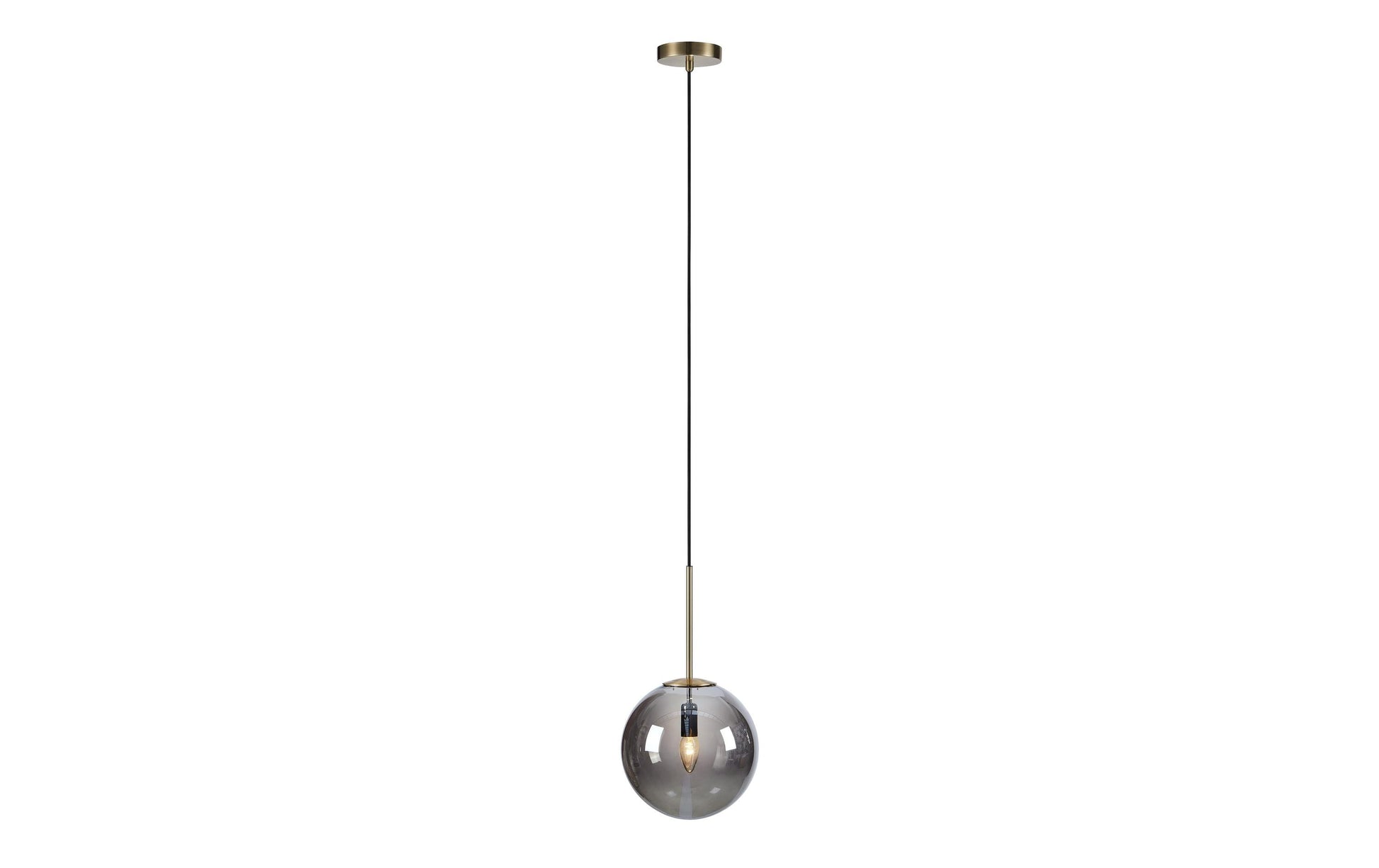 Markslöjd Pendelleuchte – Ø 25 × 47 cm, 40 W, transparent/ messing, exkl. E14