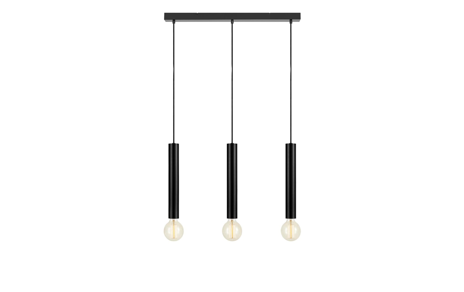 Markslöjd Pendelleuchte SENCILLO – 3× E27, 40 W, 75×5×35 cm – Schwarz