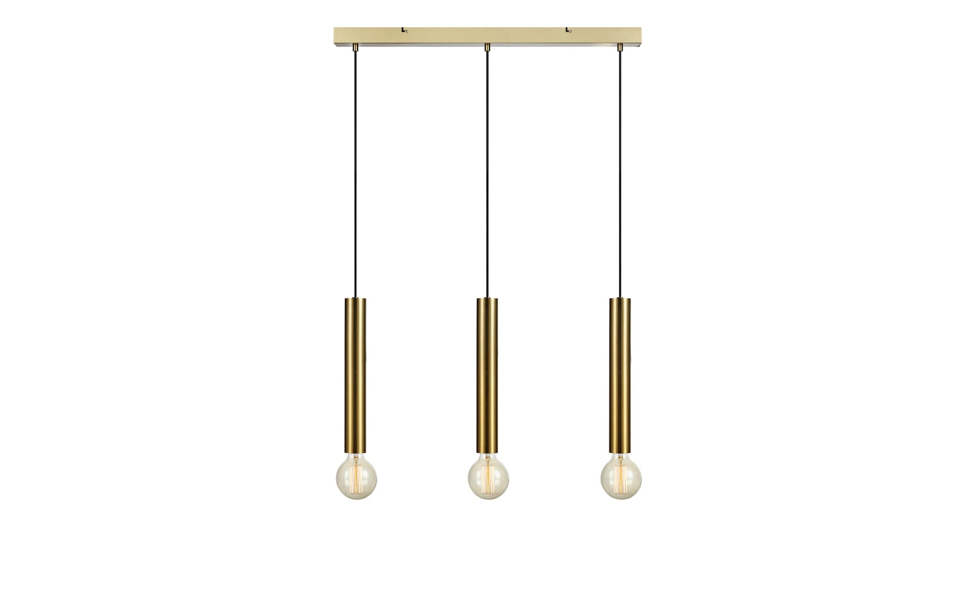 Markslöjd Deckenleuchte SENCILLO – 75 × 5 × 35 cm, 40 W, Messing, 3× E27 exkl., höhenverstellbar