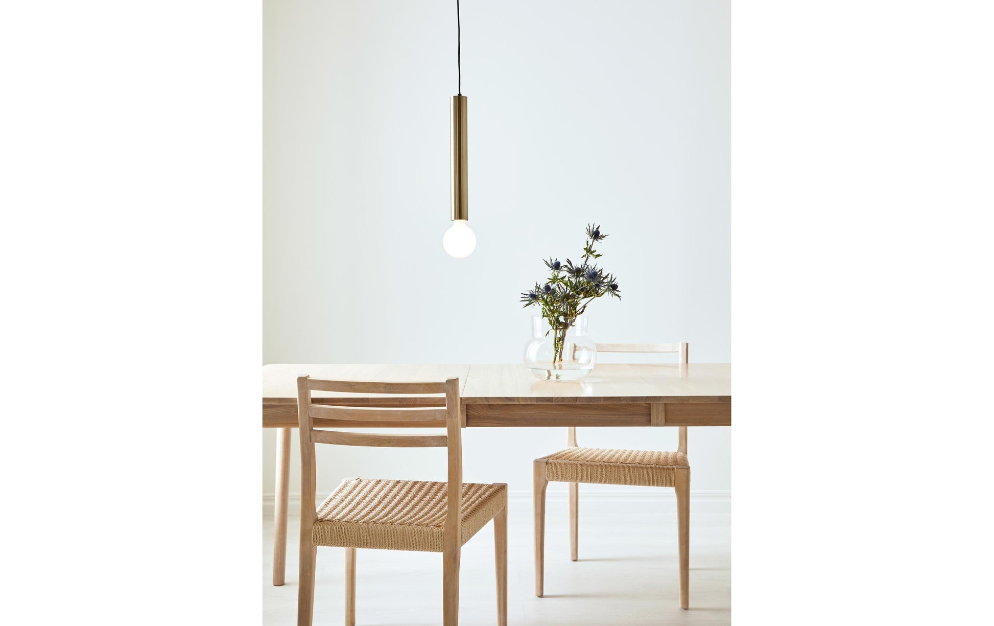 Markslöjd Pendelleuchte SENCILLO – Ø 5 × 35 cm, 40 W, Messing, Ein-/Ausschalter, höhenverstellbar