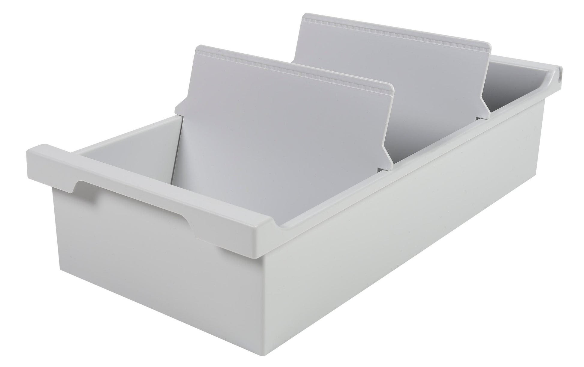 Exacompta Karteikasten Classic Office – für A6 quer – Polystyrol (PS), Grau, 347 × 79 × 166 mm