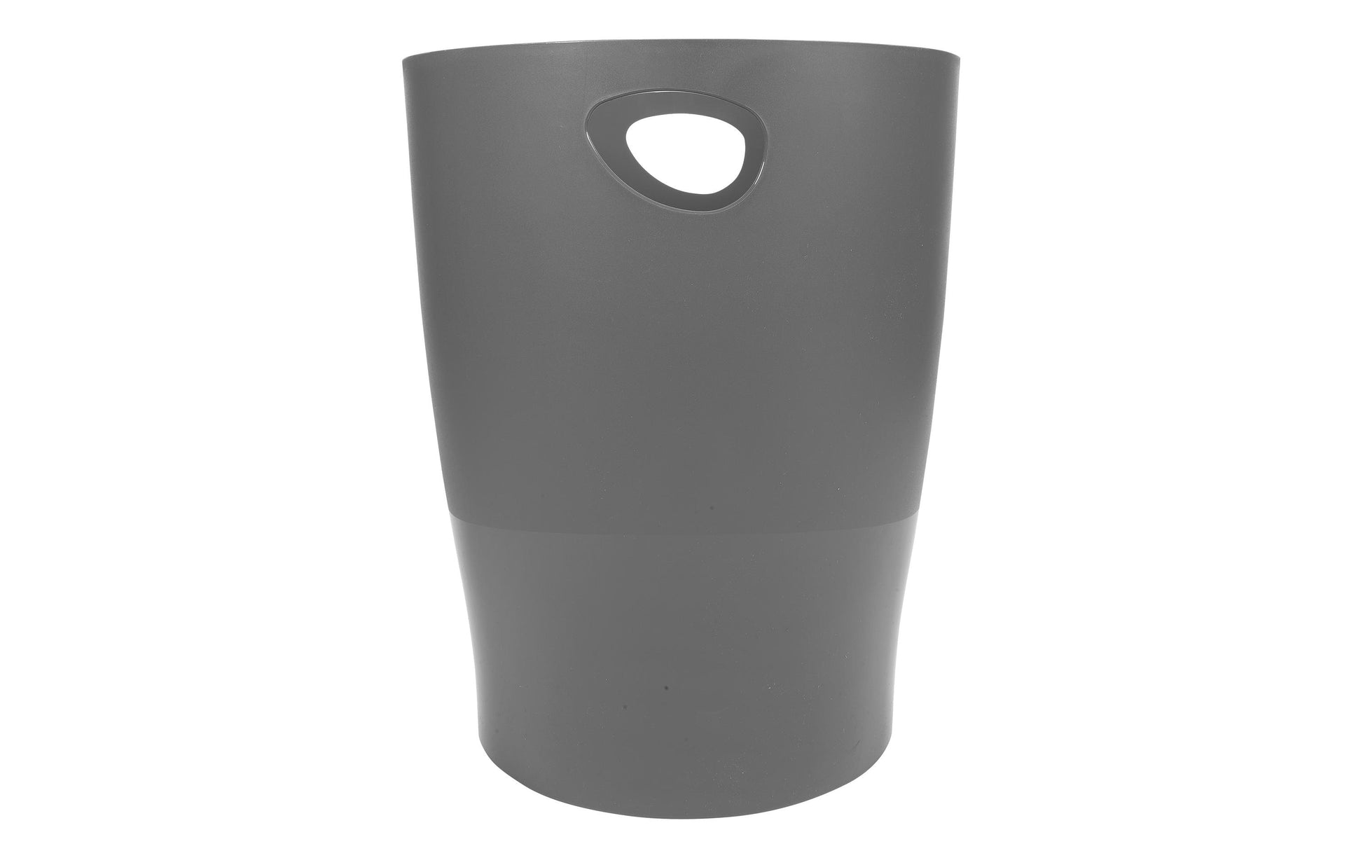 Exacompta Papierkorb ECOBIN 45307D – 15 l – Kunststoff (PP), rund – dunkelgrau
