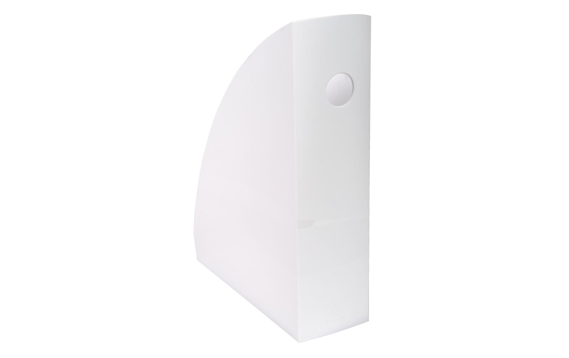 Exacompta Stehsammler – A4 – Polystyrol (PS) – Weiss – Daumenbohrung – 82 × 266 × 305 mm – 6 Stk.