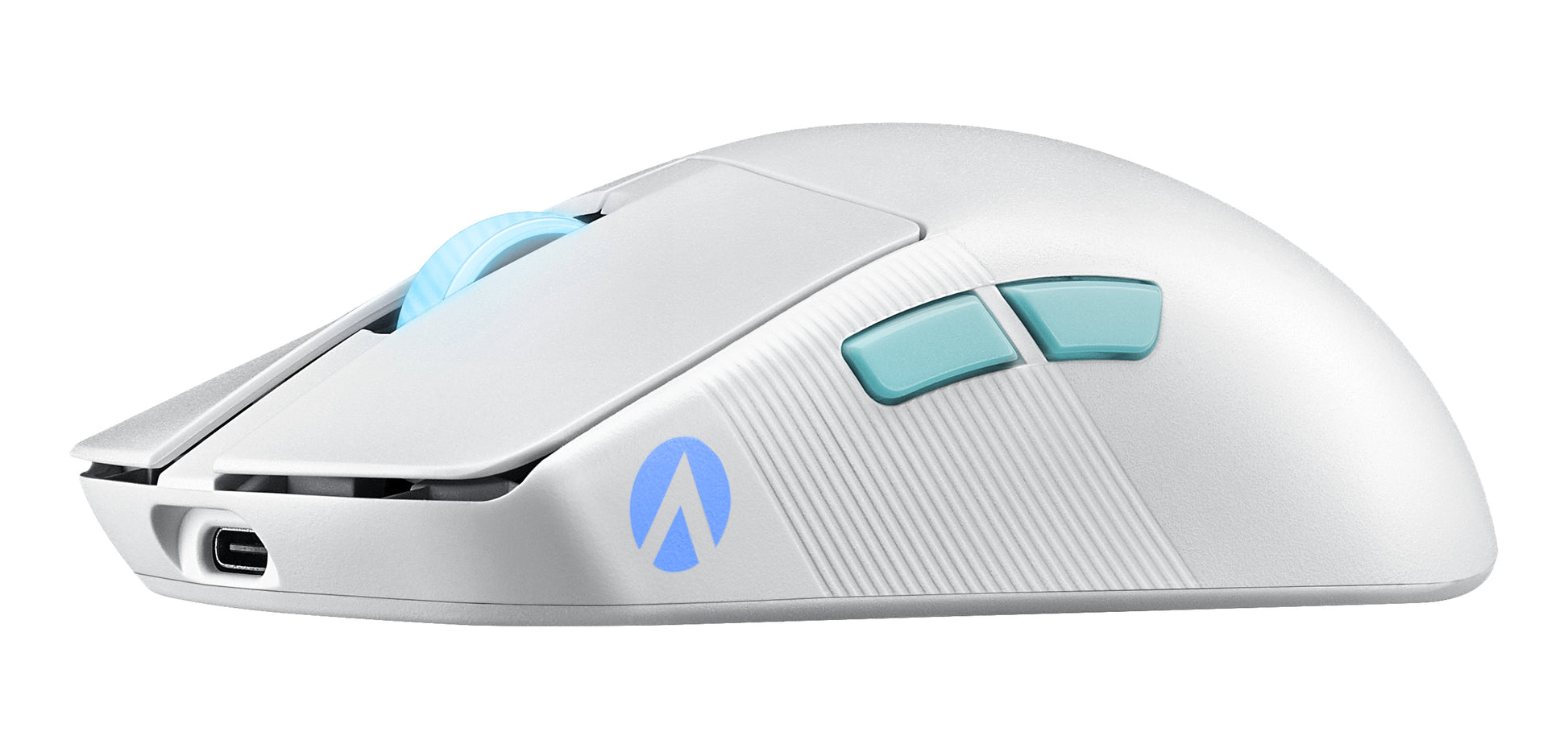 ASUS ROG Harpe Ace Aim Lab Edition Gaming-Maus – kabellos, USB-C, 36'000 dpi, beidhändig, Opto-Mechanical