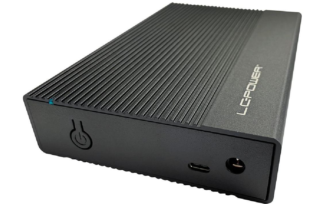 LC-Power LC-35U3-C – 1-Bay Gehäuse – USB 3.2 Gen 2 Type-C, für 3,5" HDD/SSD, SATA