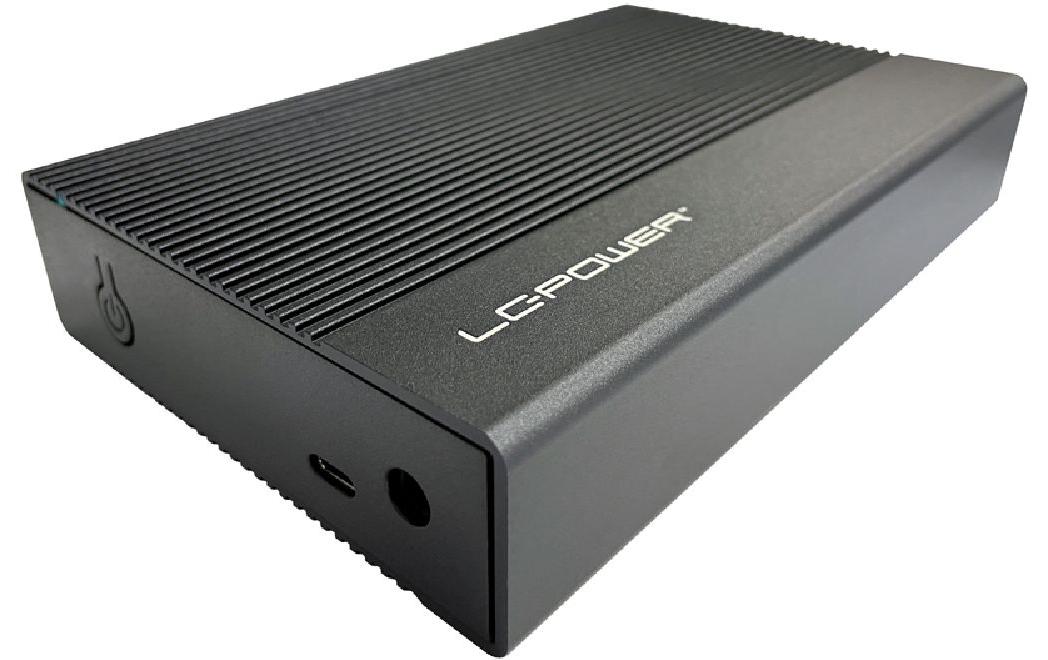 LC-Power LC-35U3-C – 1-Bay Gehäuse – USB 3.2 Gen 2 Type-C, für 3,5" HDD/SSD, SATA