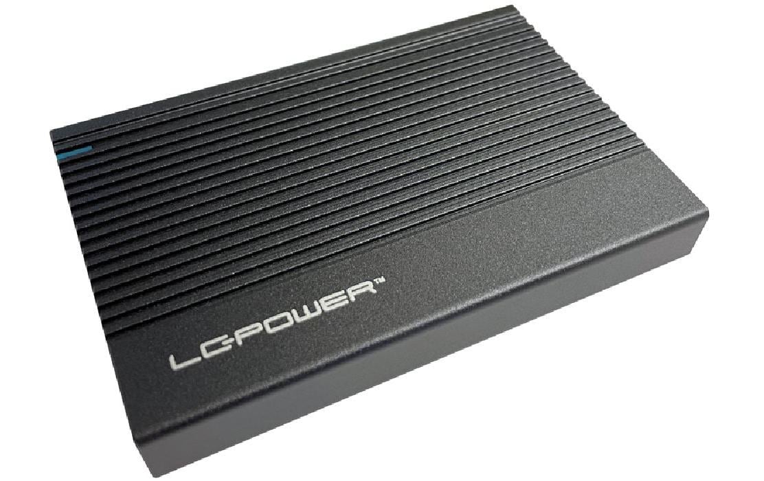 LC-Power LC-25U3-C – 1-Schacht 2,5" HDD/SSD-Gehäuse – USB-C 3.2 Gen 2, SATA III (6 Gbit/s)