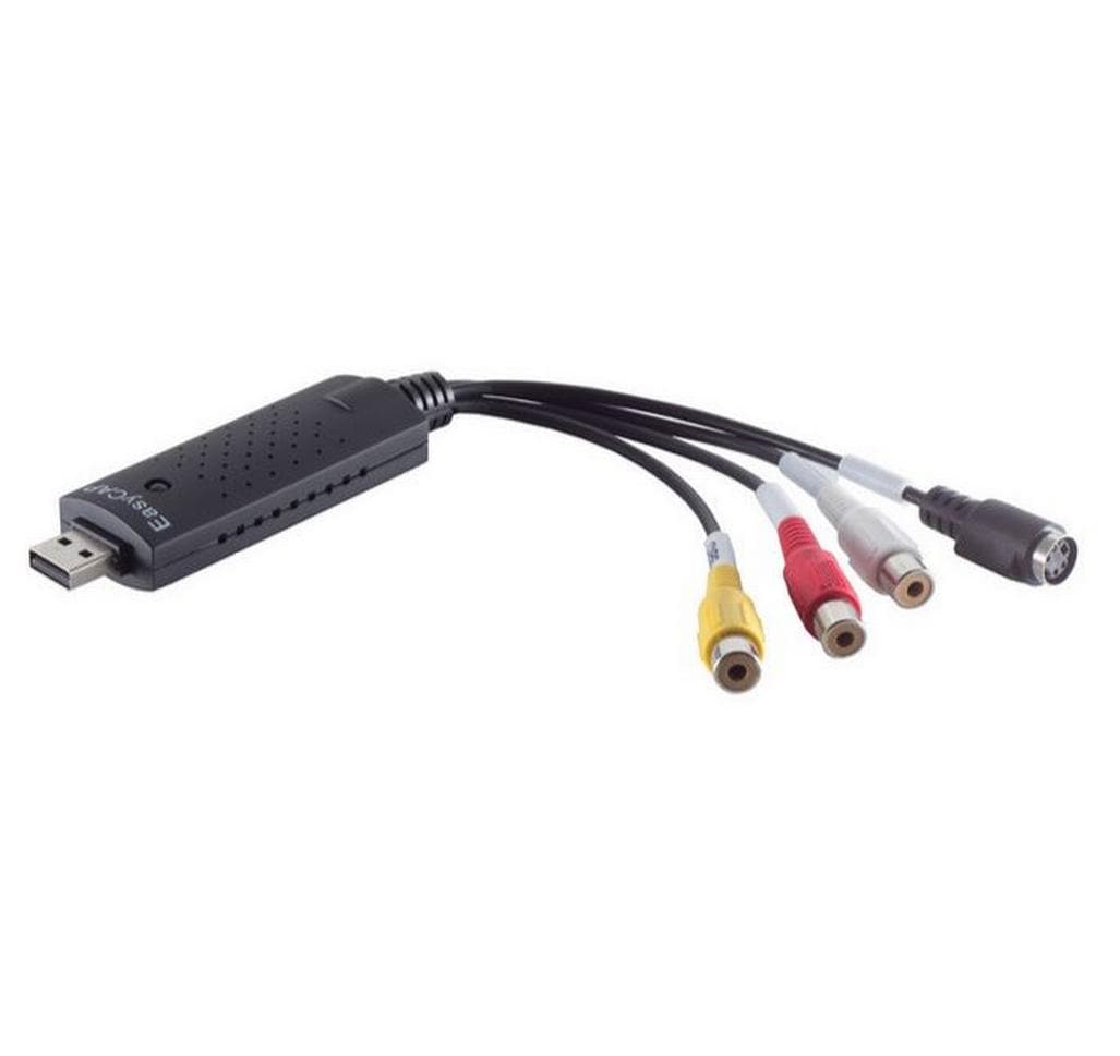 Satelliten tv zubehör S-IMPULS Audio/Video Grabber – Capture-Adapter (USB), USB 2.0 / Cinch