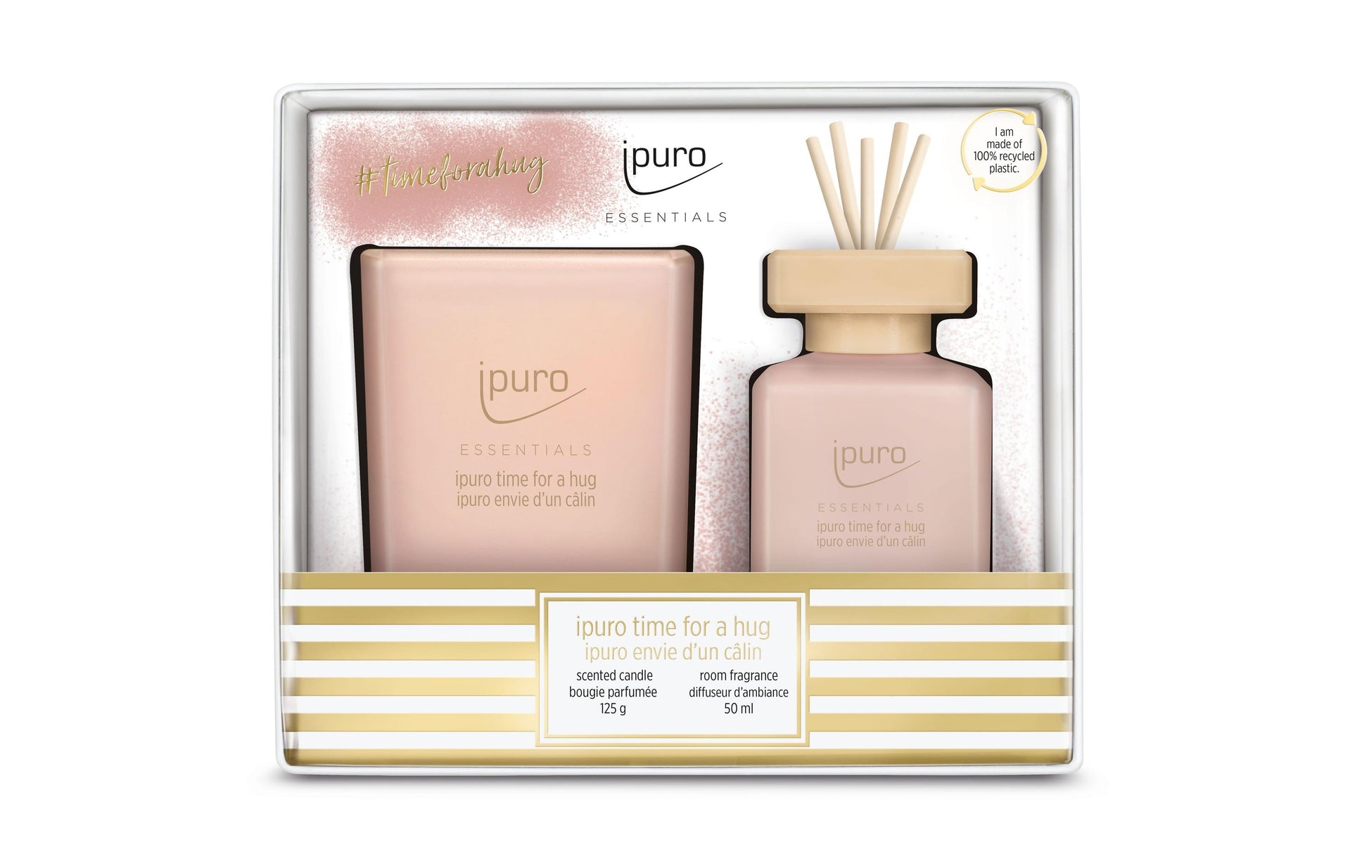 ipuro time for a hug – Geschenkset, 1 × 50 ml, 1 × 125 g