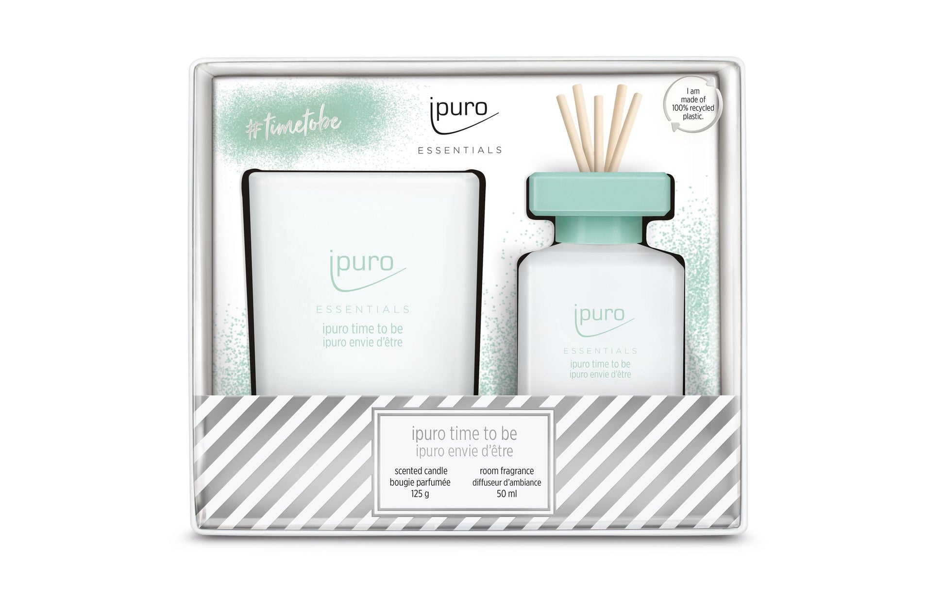 Ipuro Time to be – Geschenkset, 2 × 50 ml