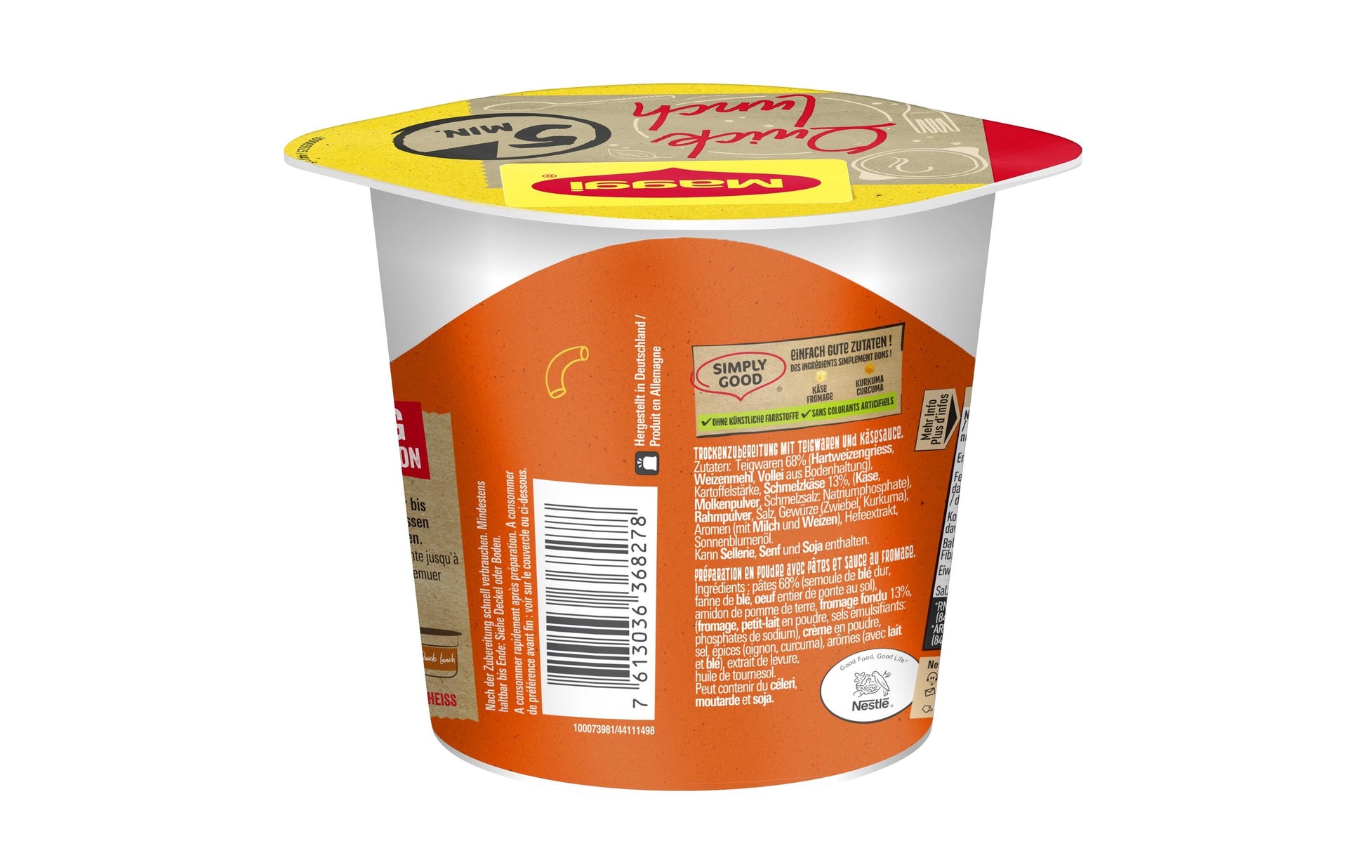 Maggi Quick Lunch Hörnli Käsesauce Beutel – 63 g