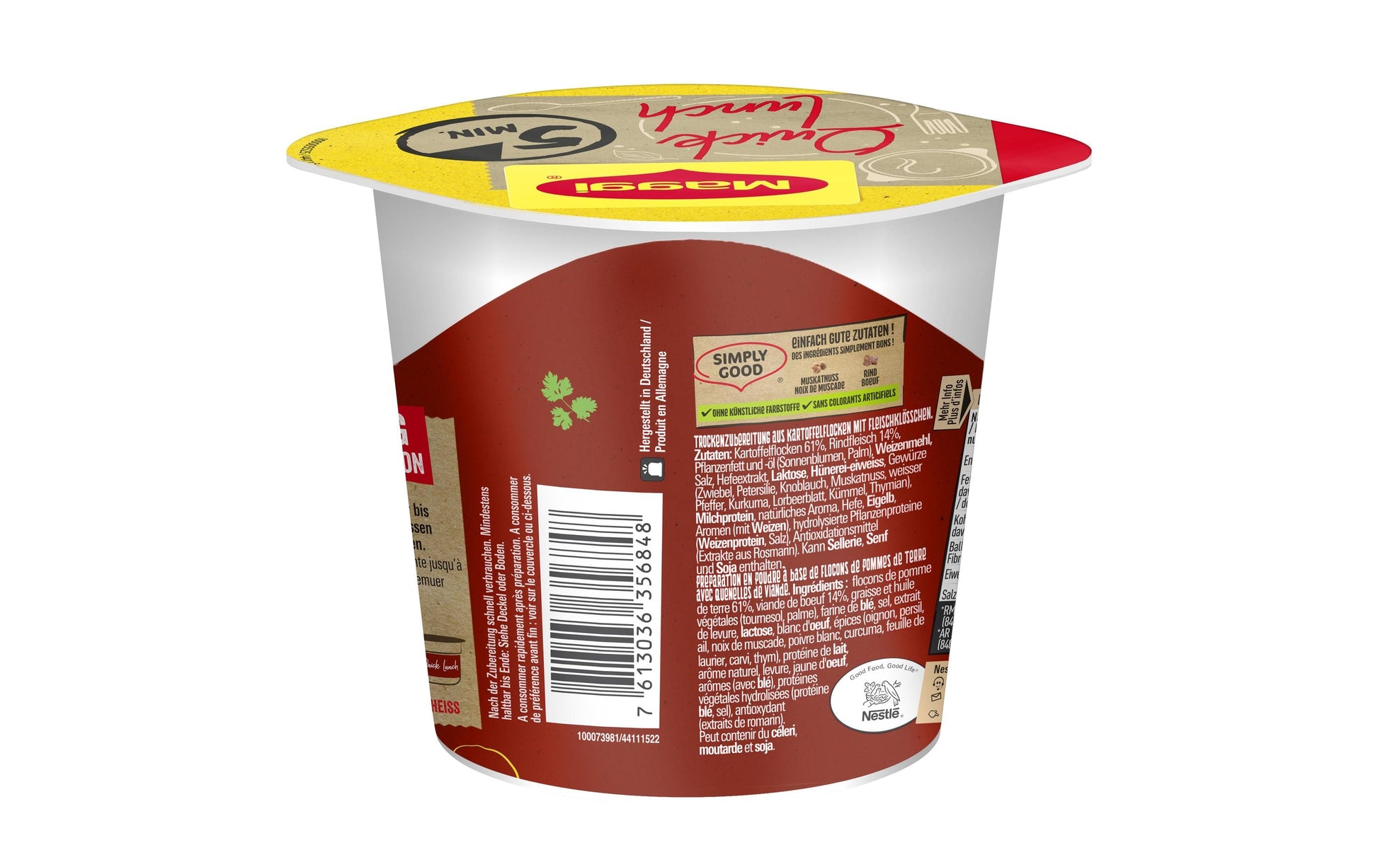 Maggi Quick Lunch Kartoffelstock mit Fleischklösschen – 46 g