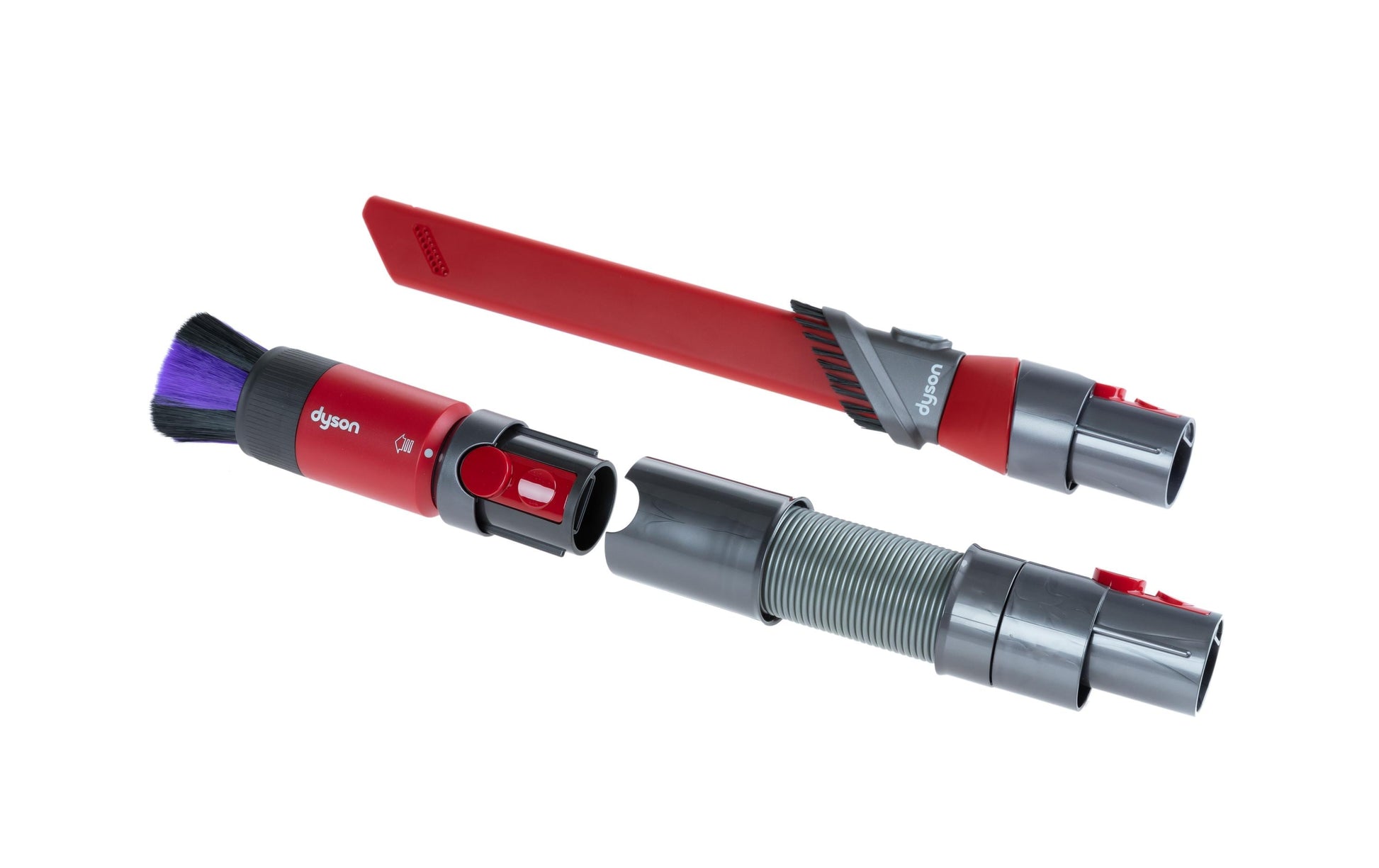 Dyson Spezialreinigungs-Set 972203-01 – flexibler Schlauch und Bürste, 3 Stück – für Dyson V8/V10/V11 und andere