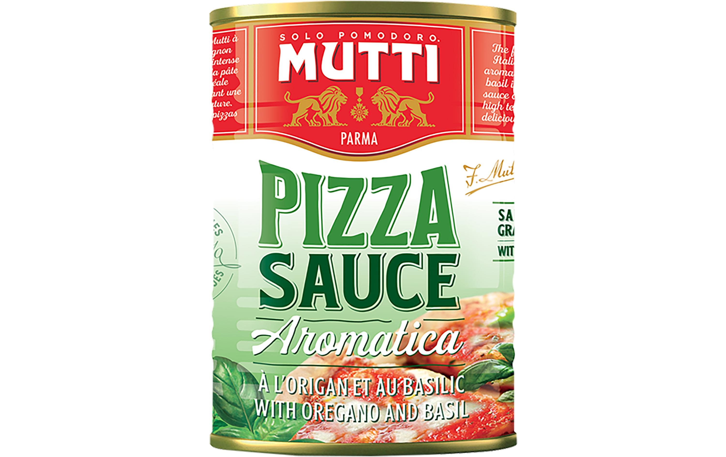 Mutti Tomatensauce Pizza aromatisiert, vegetarisch – 400 g