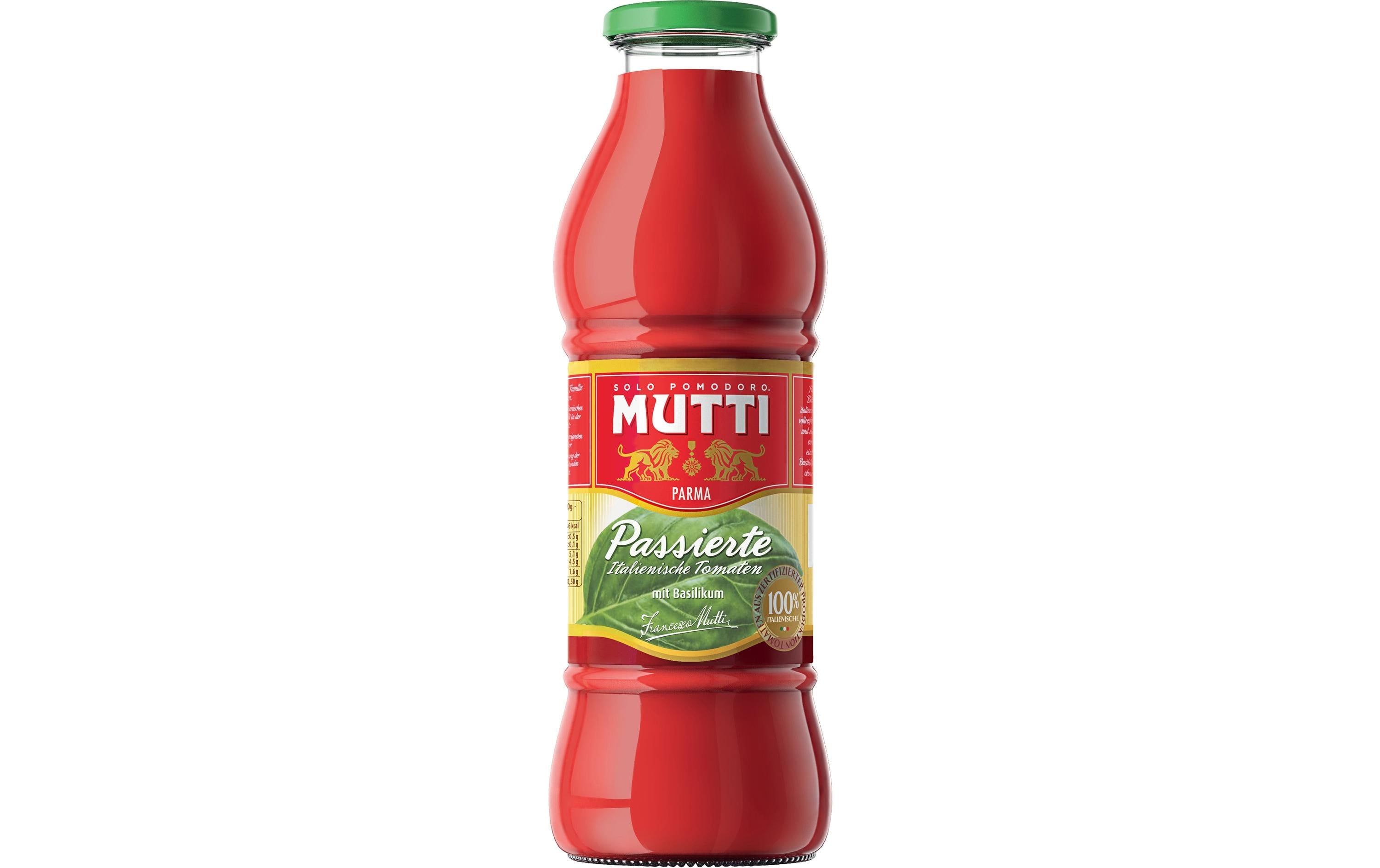 Mutti Tomatensauce Basilikum – 700 g