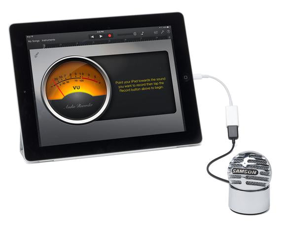 Samson Meteorite Tischmikrofon – USB, kabelgebunden, Niere, 16 Bit/48 kHz – Silber