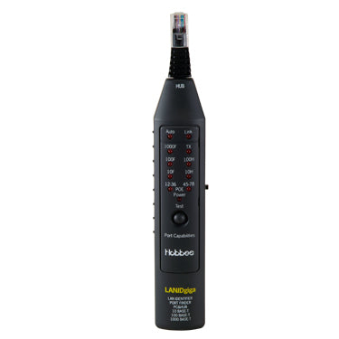 HOBBES LAN ID Giga – Netzwerk-Kabeltester – RJ45, PoE, LED-Anzeige
