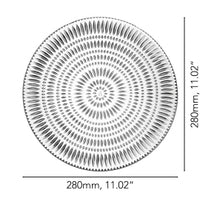 Nachtmann Essteller – 2er Set, Ø 28,0 cm, H 1,3 cm, Glas, Transparent, spülmaschinenfest
