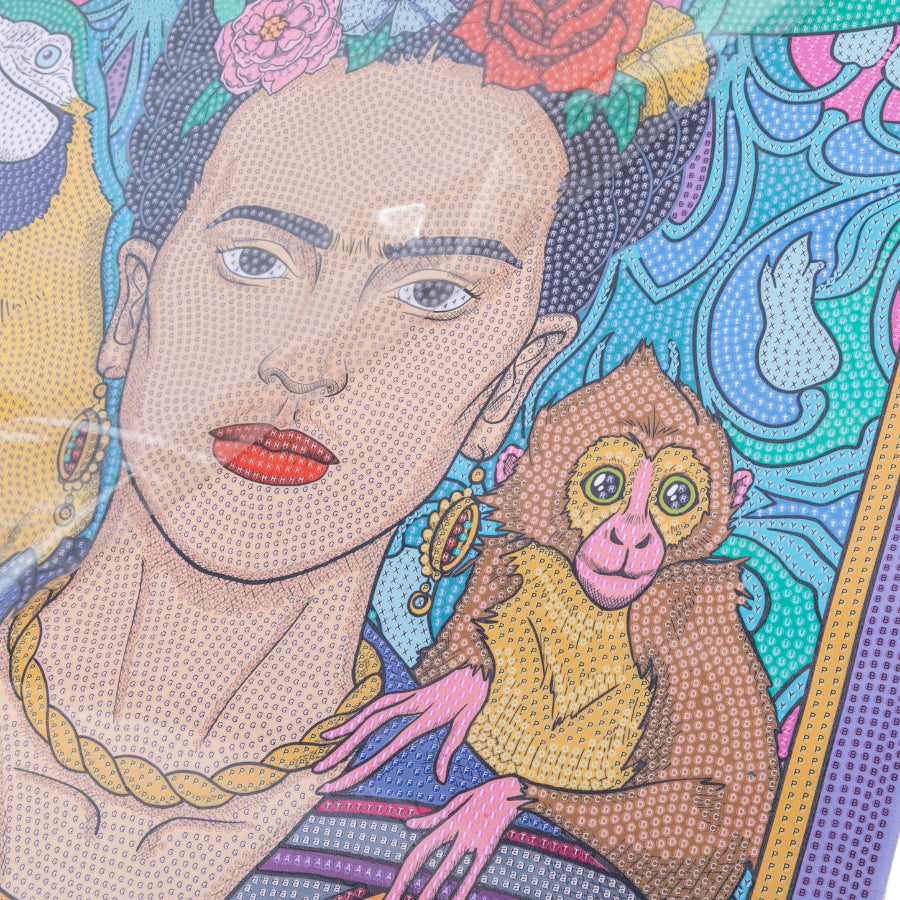 CRAFT Buddy Crystal Art Scroll – Diamond Painting Set – Frida Kahlo – 40 × 50 cm – ab 8 Jahren