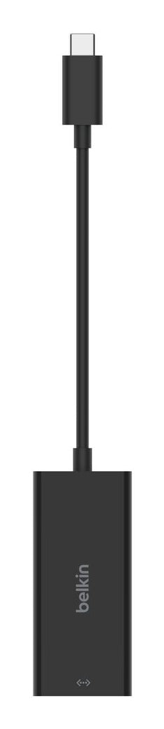 Belkin INC012BTBK Netzwerkadapter USB-C zu RJ-45 – 2,5 Gbit/s, USB 3.2 Gen 1 (5 Gbit/s), für USB-C-Geräte