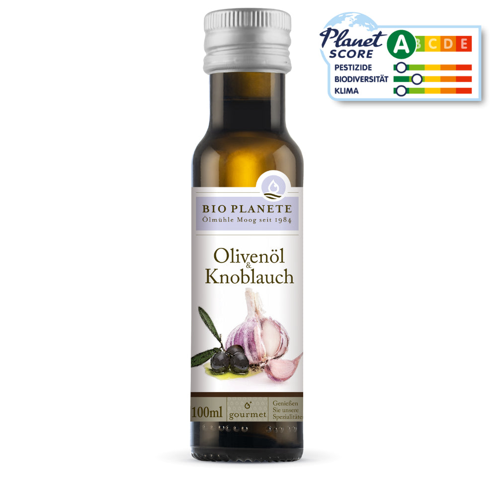 BIO PLANÈTE Bio Knoblauch Olivenöl – 100 ml