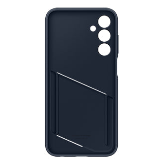 Samsung Backcover – für Samsung Galaxy A25 5G, mit Kartenfach, TPU, Schwarz/Blau, kratzresistent