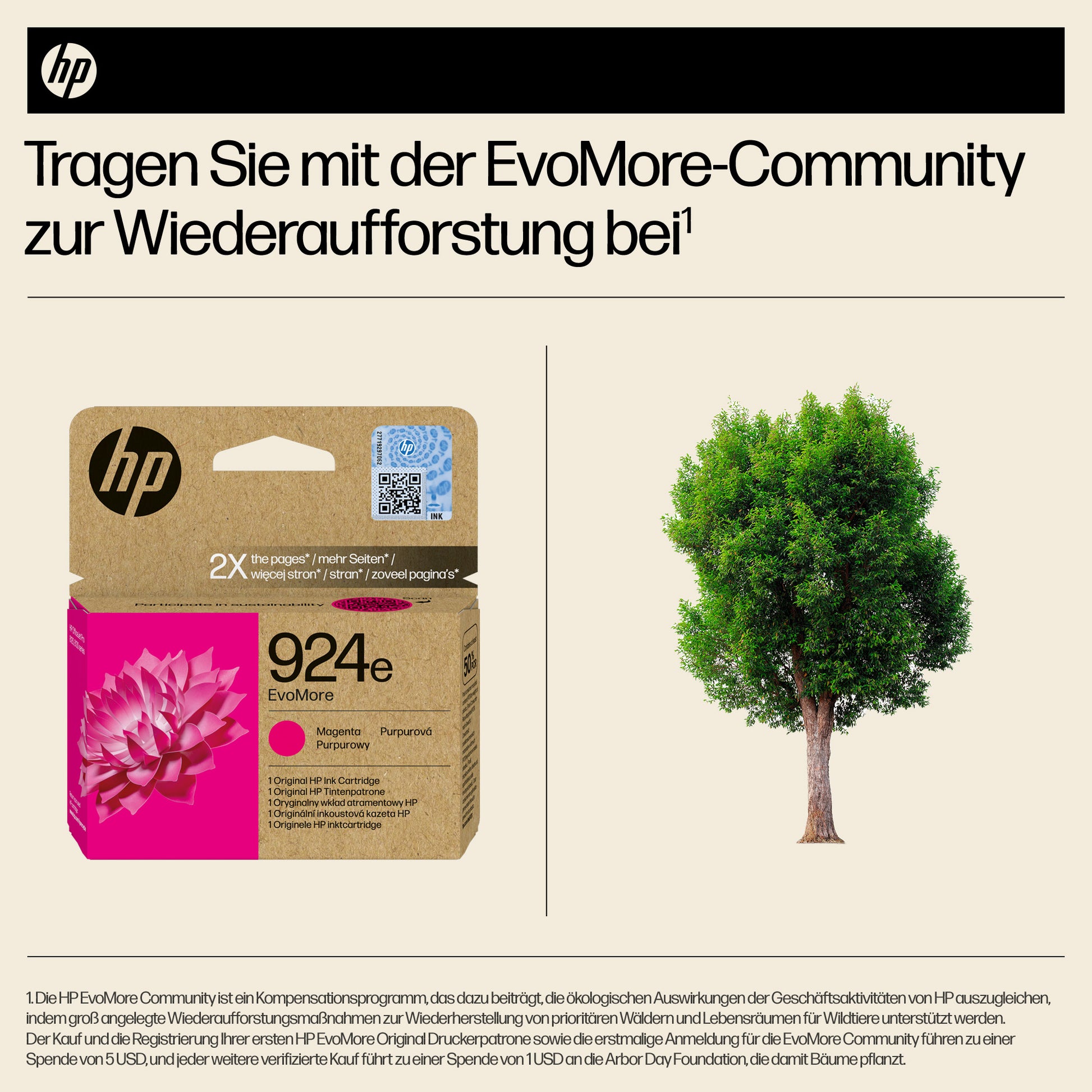 HP 924e EvoMoreXL Magenta Tintenpatrone (Original) – 800 Seiten – für HP 924e