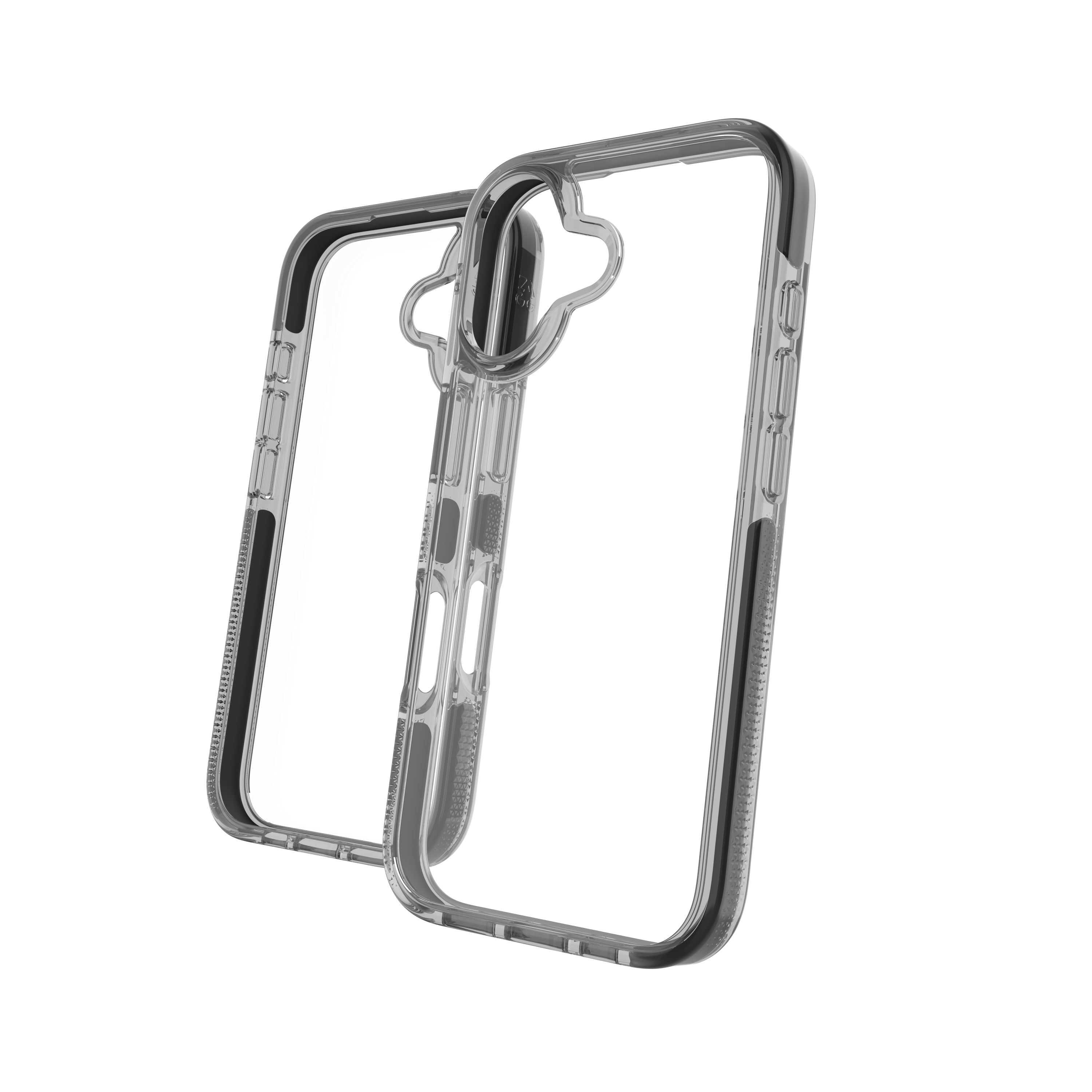 ZAGG Santa Cruz – Backcover – für Apple iPhone 17, Graphen, schwarz/transparent, bis 4 m sturzsicher