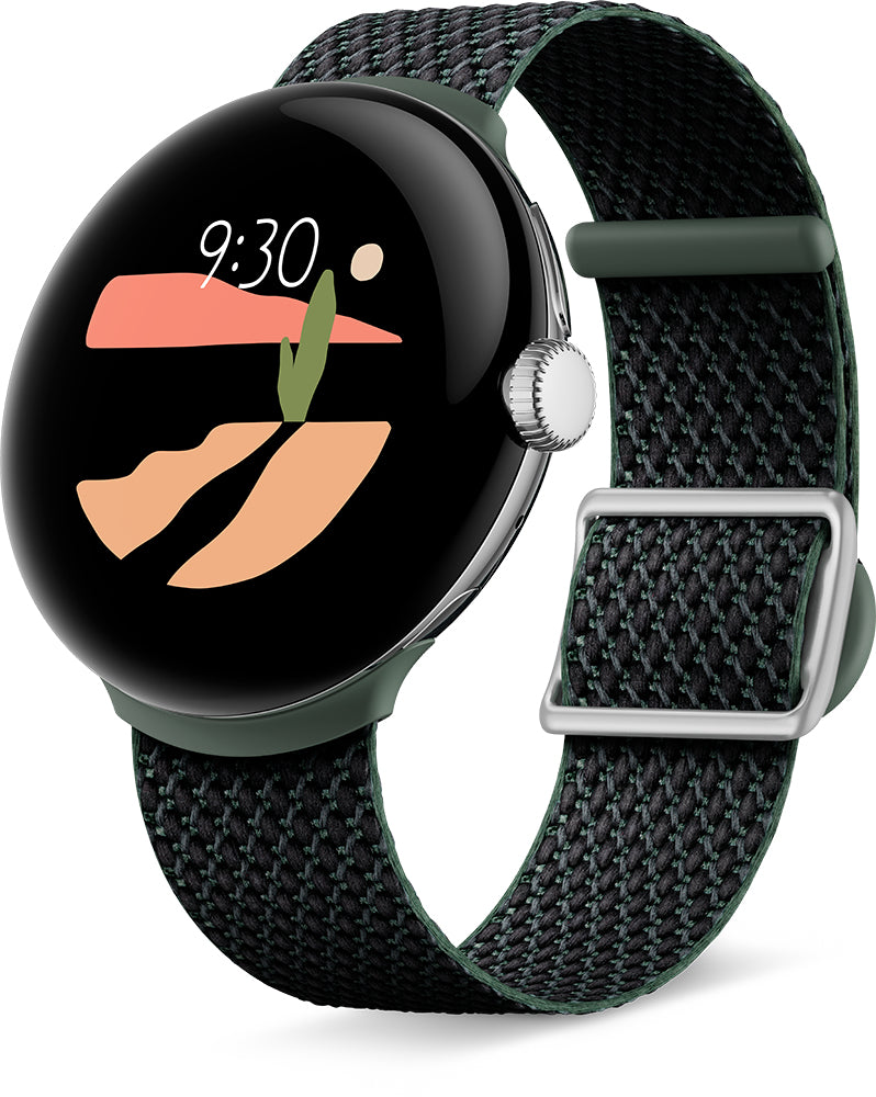 Google Pixel Watch – Kunststoff, Edelstahl