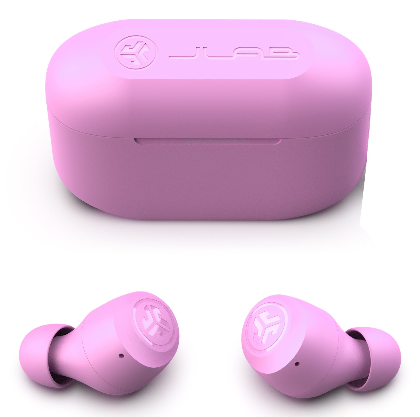 JLab Go Air Pop TWS In-Ear – Stereo, mit Ladecase, Pink, BT 5.1
