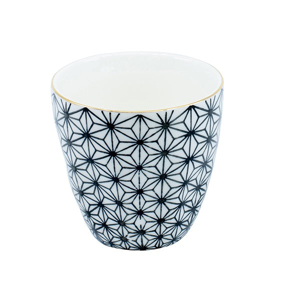 Kadastar Kaffeetasse Metropolitan Polygon – 250 ml, Ø 9,2 cm, H 8,7 cm, Steingut, spülmaschinenfest