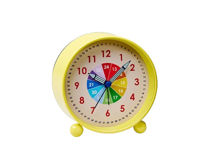 Chic-mic Chic Mic Kinder Lernwecker – Analog, Licht, Weckalarm, Ø 11 × 5,2 cm, Gelb, Kunststoff