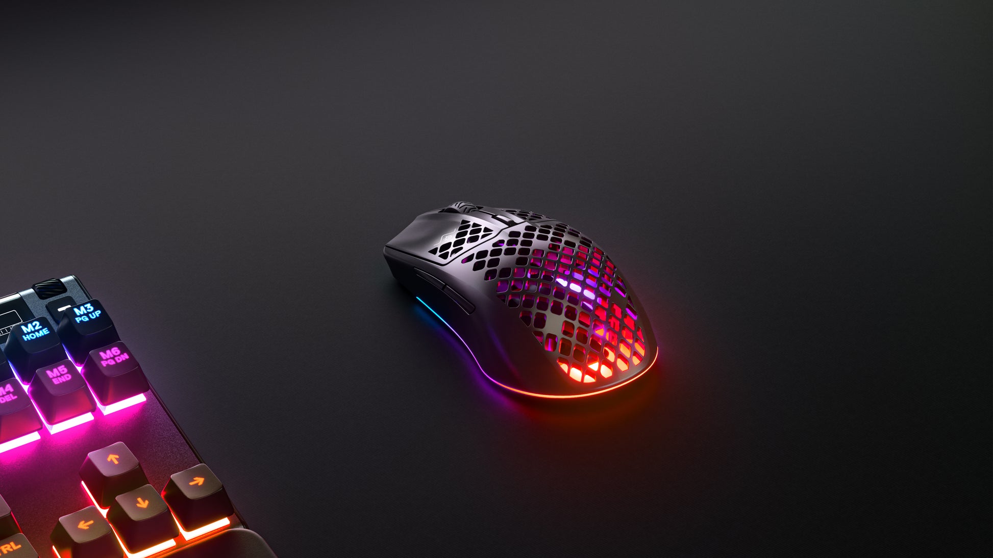 Steelseries Aerox 3 Wireless Gaming-Maus – kabellos, 1000 Hz, 6 Tasten, für Rechtshänder, schwarz
