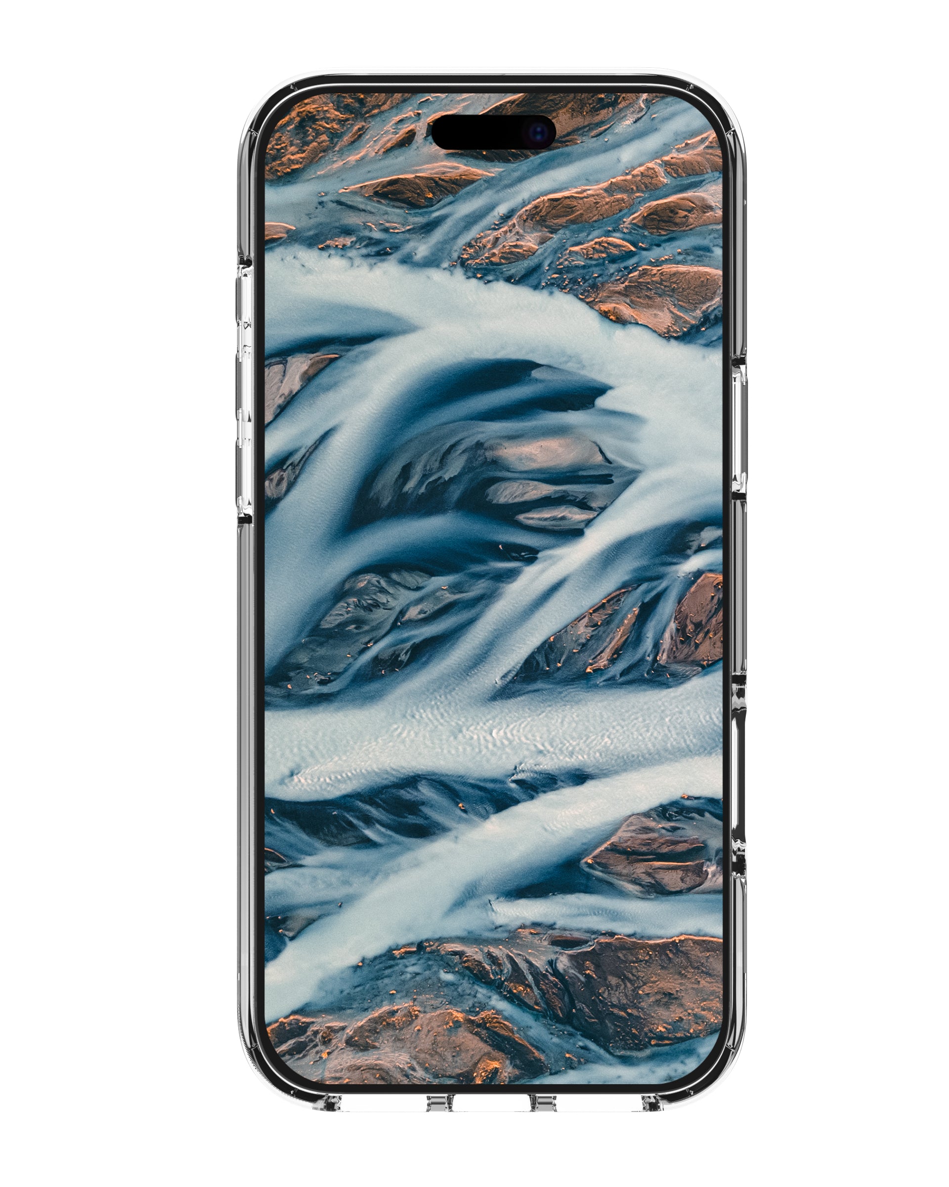 dbramante1928 Iceland Pro Rückcover – für Apple iPhone 16 Pro, Transparent, bis 3 m sturzsicher