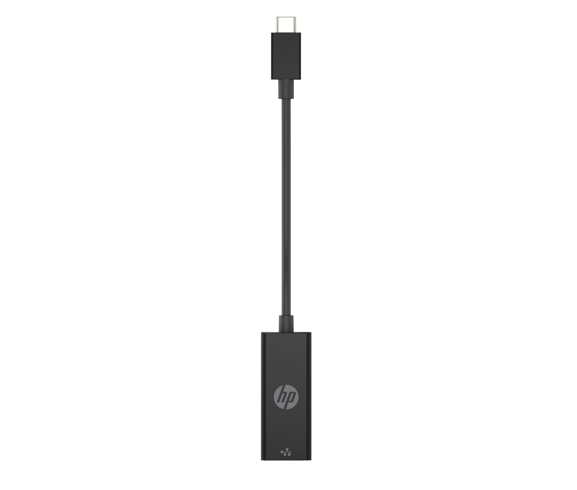 HP G2 Netzwerkadapter USB-C zu RJ-45 – 1× RJ-45, 0,1 m Kabellänge, für Windows 10/11 – Schwarz