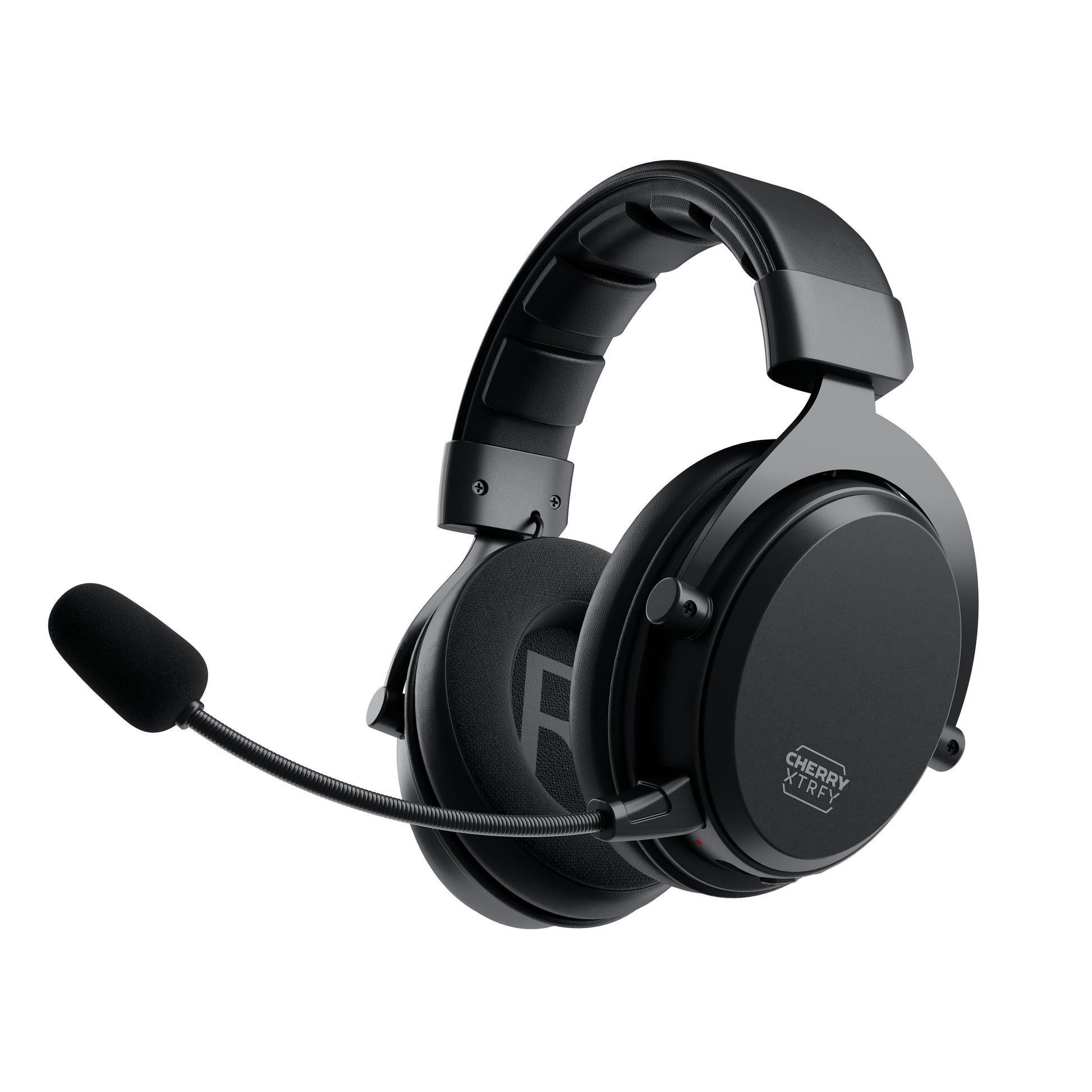 CHERRY XTRFY H3 Wireless Gaming-Headset – On-Ear, Stereo, BT, mit USB-A-Dongle, Schwarz