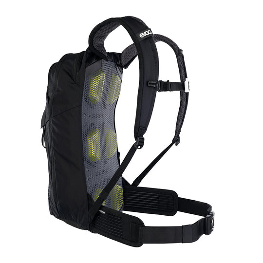 EVOC Sportrucksack Stage – 12 l, wasserabweisend, mit Regenabdeckung, Nylon – schwarz