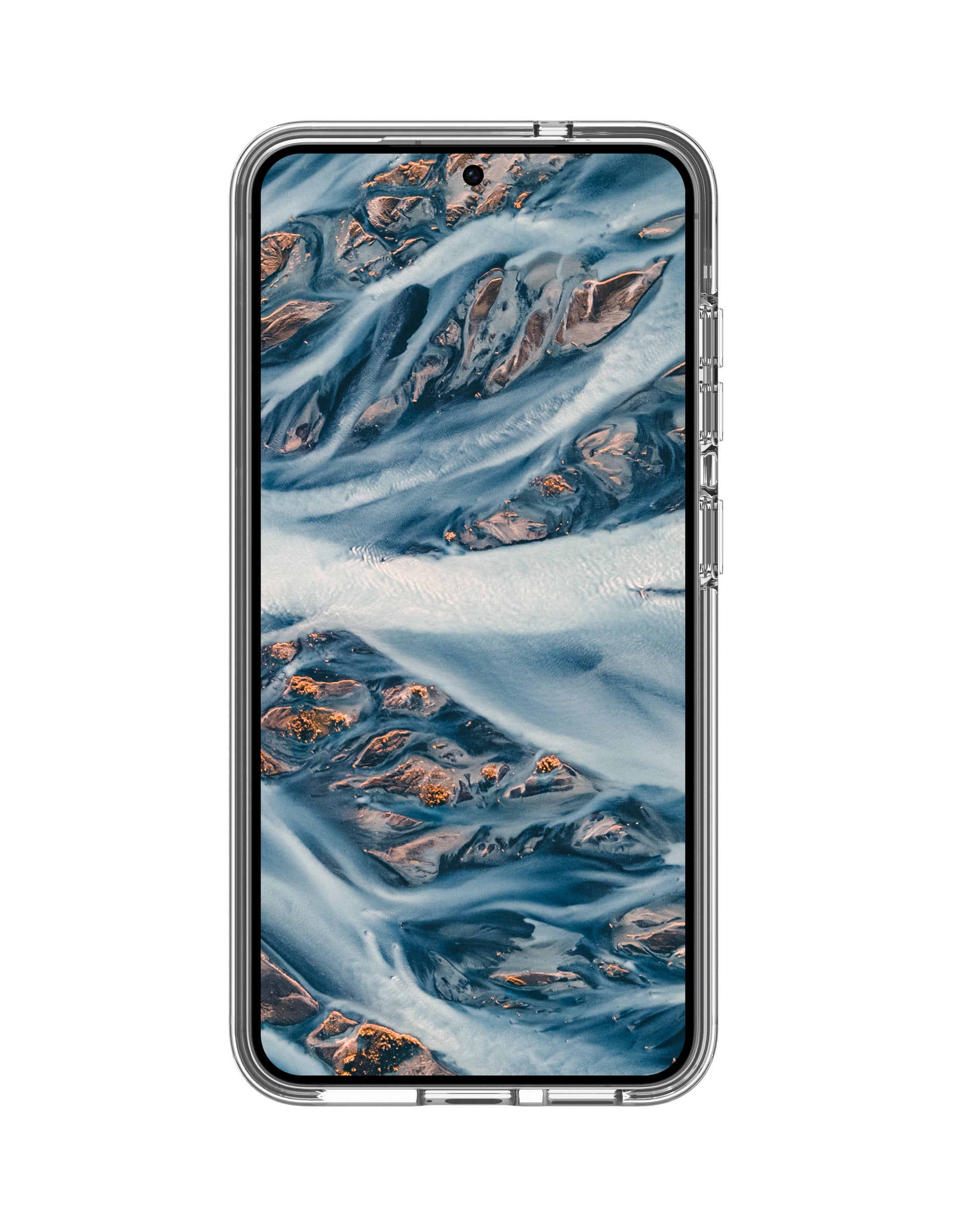 dbramante1928 Iceland Pro Qi2 Backcover – für Samsung Galaxy S25, Kunststoff, Transparent, bis 3 m sturzsicher