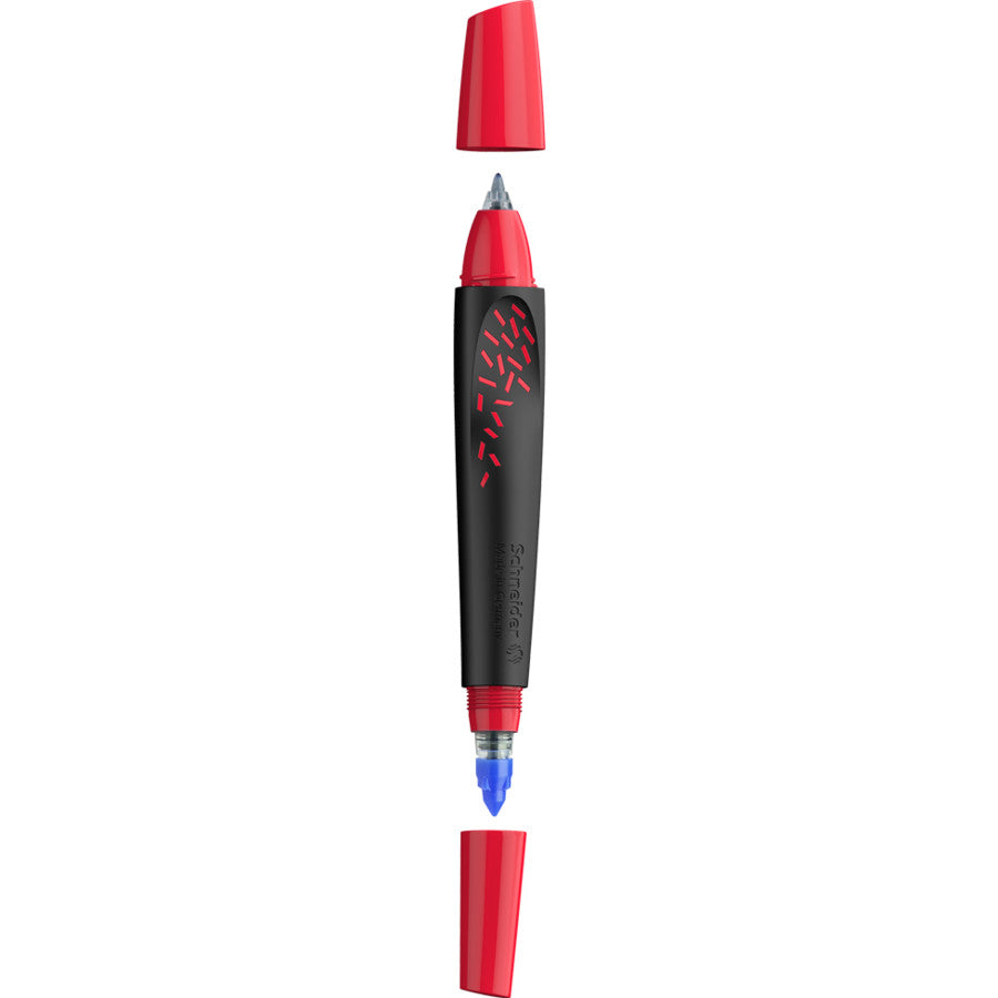 Schneider AG Schneider Breeze – Tintenroller, schnelltrocknend, mit Kappe, 0,5 mm, Blau