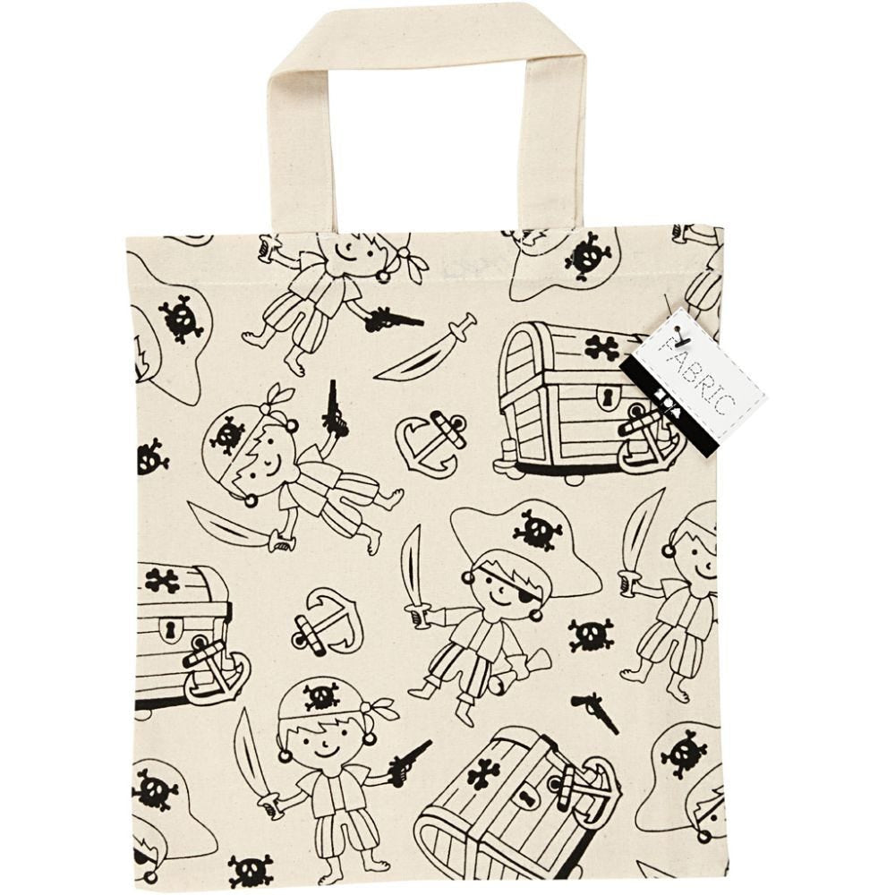 Creativ Company Stofftasche, Baumwolle, Piratenmotiv