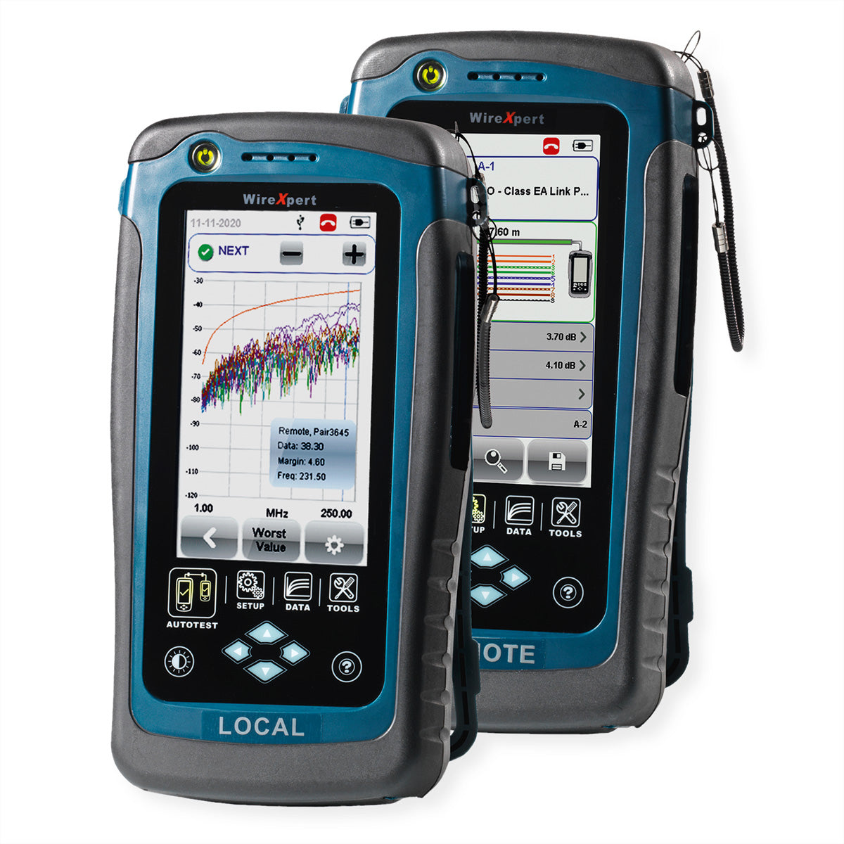 Softing IT Networks WireXpert 500 – Netzwerk-Kabeltester – 1–500 MHz, RJ45/BNC, Touchscreen
