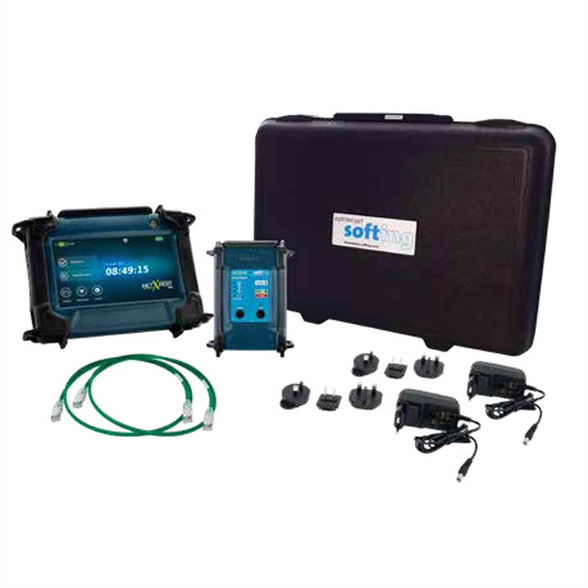 Softing IT Networks NetXpert XG2 – Netzwerk-Kabeltester – 10 Gbit/s, PoE bis 90 W, Touch-Display
