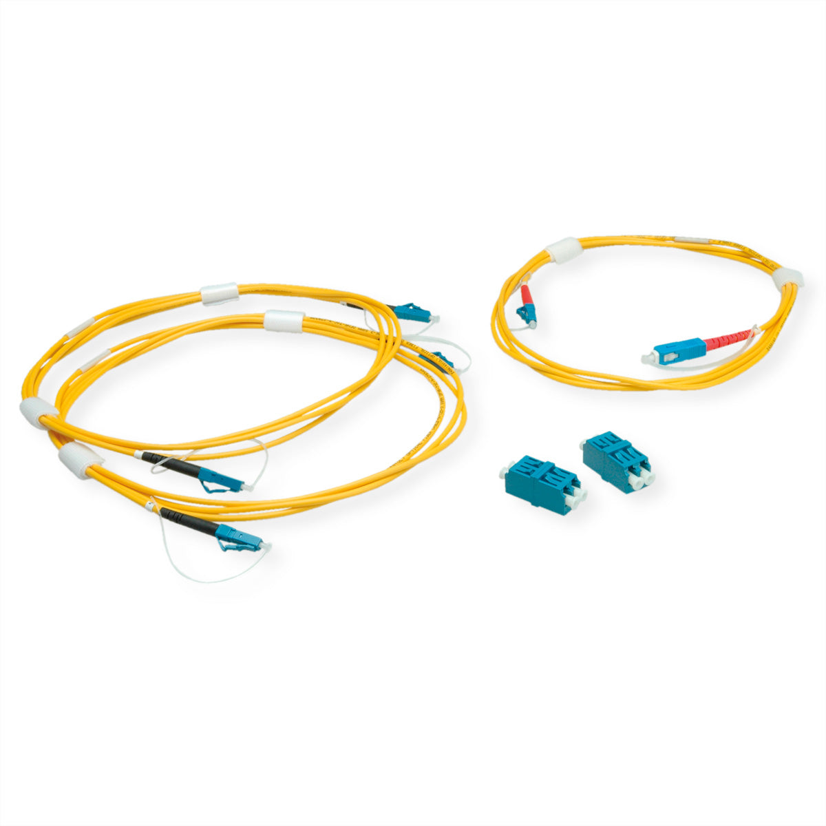 Softing IT Networks FiberXpert 700 – Singlemode LC Messkabel-Kit – 1× SC–LC, 2× LC–LC, 2× LC–LC-Kupplungen