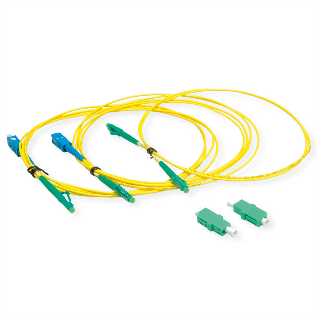 Softing IT Networks FiberXpert 700 Messkabelkit – LWL-Patchkabel SC–LC/APC, Singlemode, 2 m