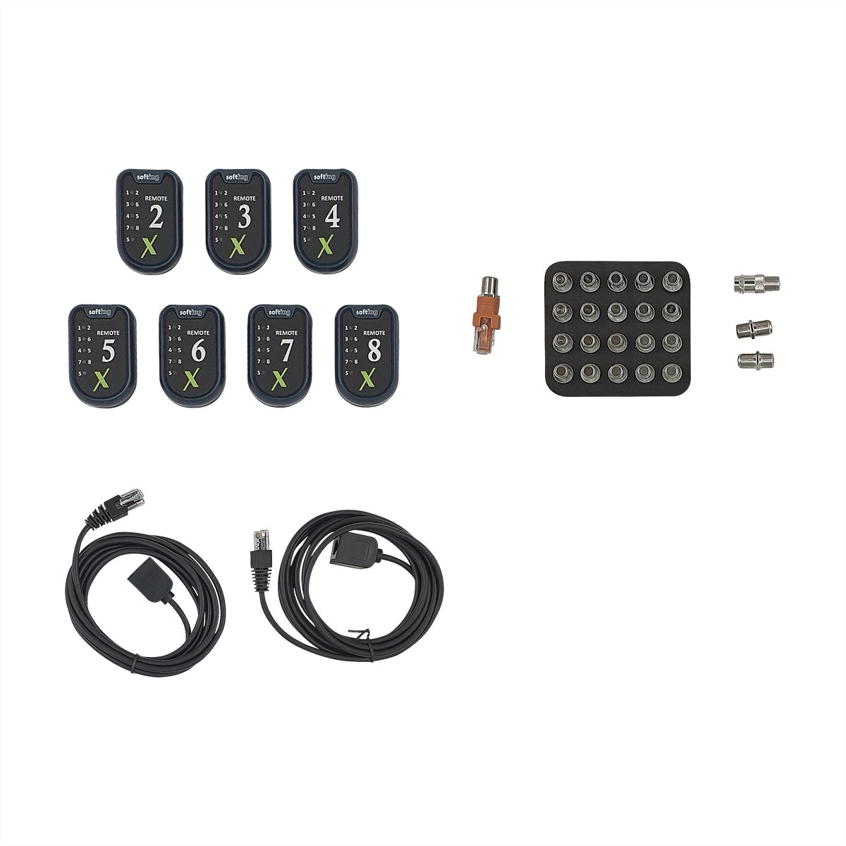 Softing IT Networks Installer Zubehörkit – Netzwerk-Kabeltester – RJ45/Coax F/RJ11, für LinkXpert