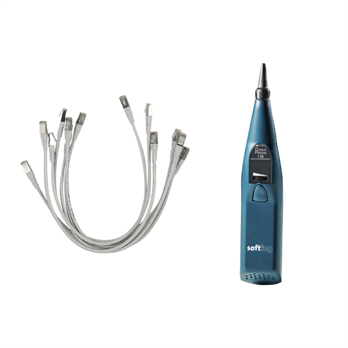 Softing IT Networks Zubehör-Kit – Kabeltester – RJ45/M12, Port-Identifikator, für LinkXpert Serie